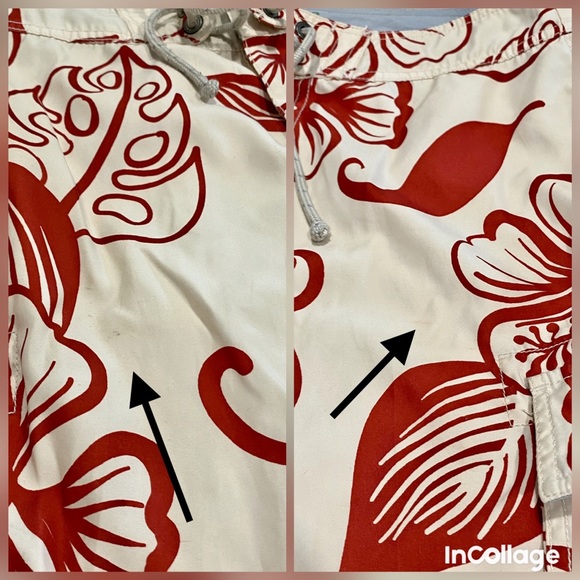 J. Crew Original Swimwear Board Shorts Swim Trunks Hawaiian - Picture 9 of 9